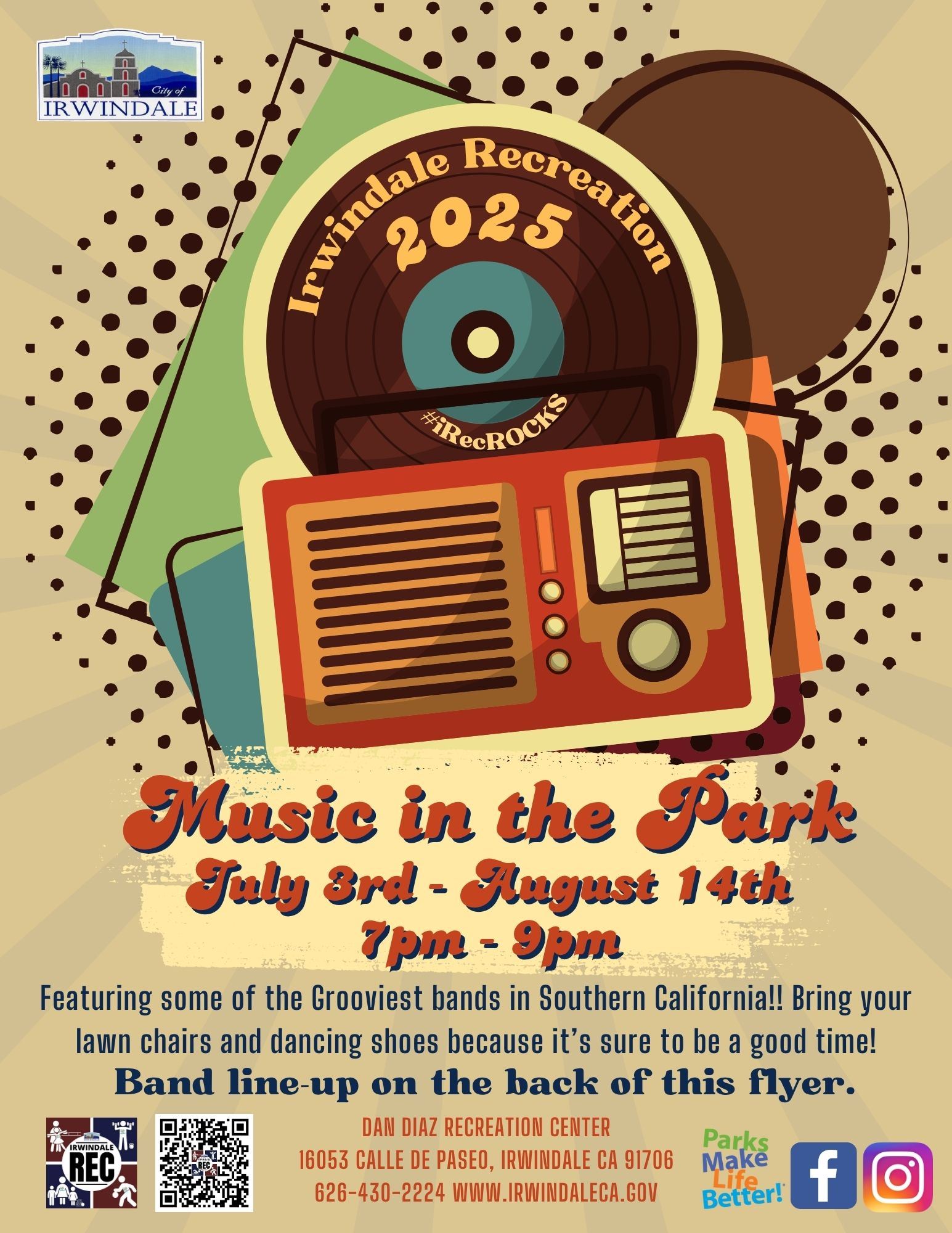 Music in the Park 25 FRONT