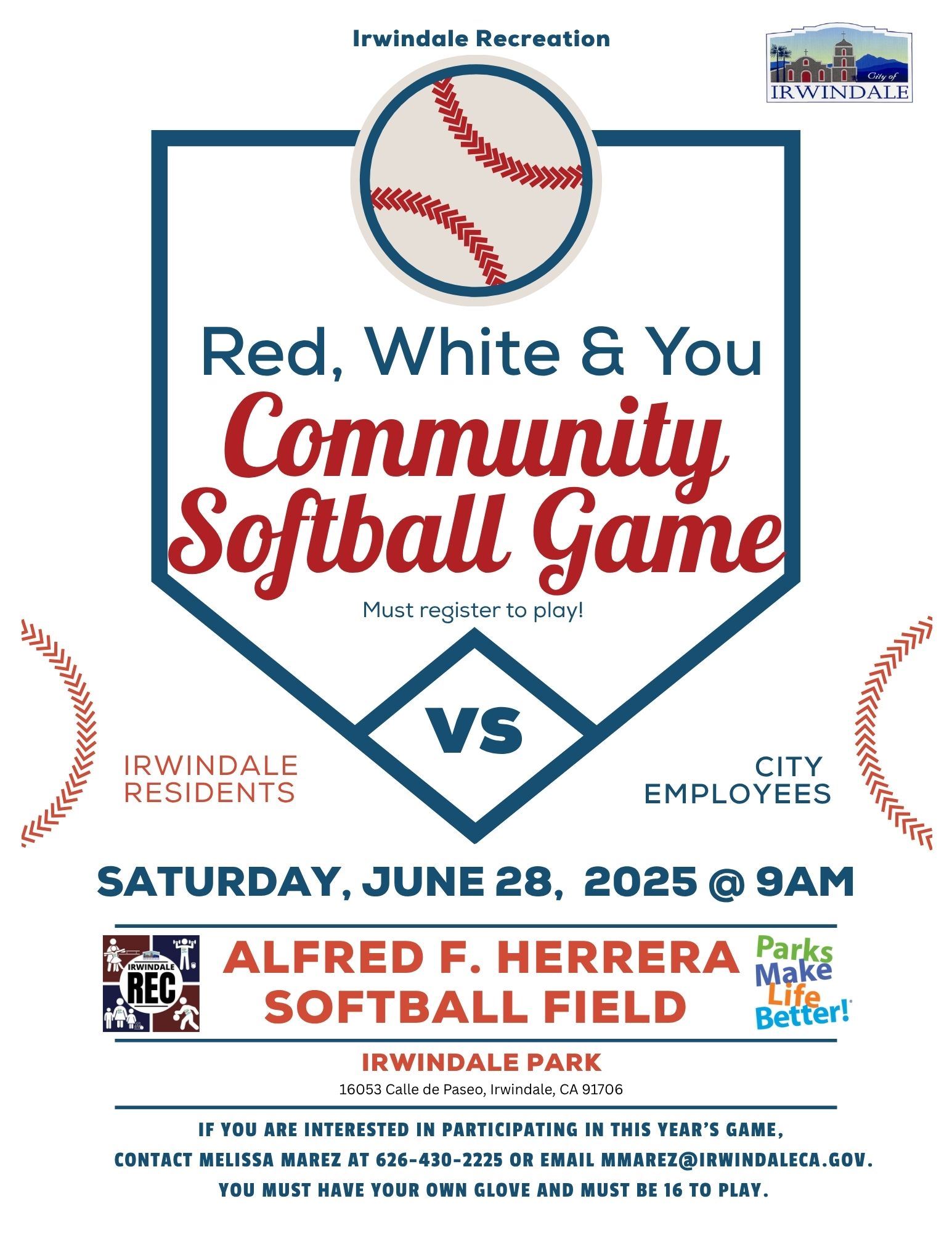 Community Softball Game 2025