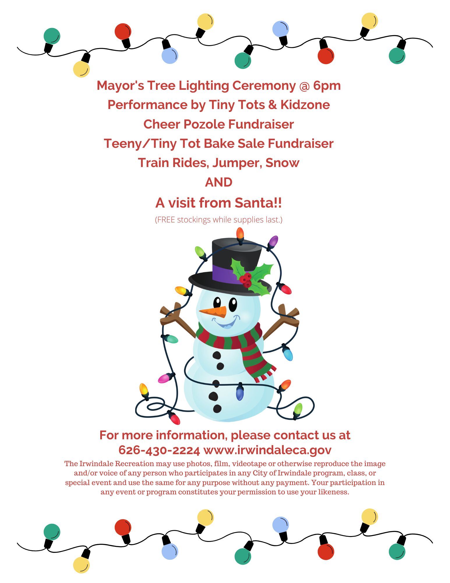 Christmas Extravaganza 2025 Back