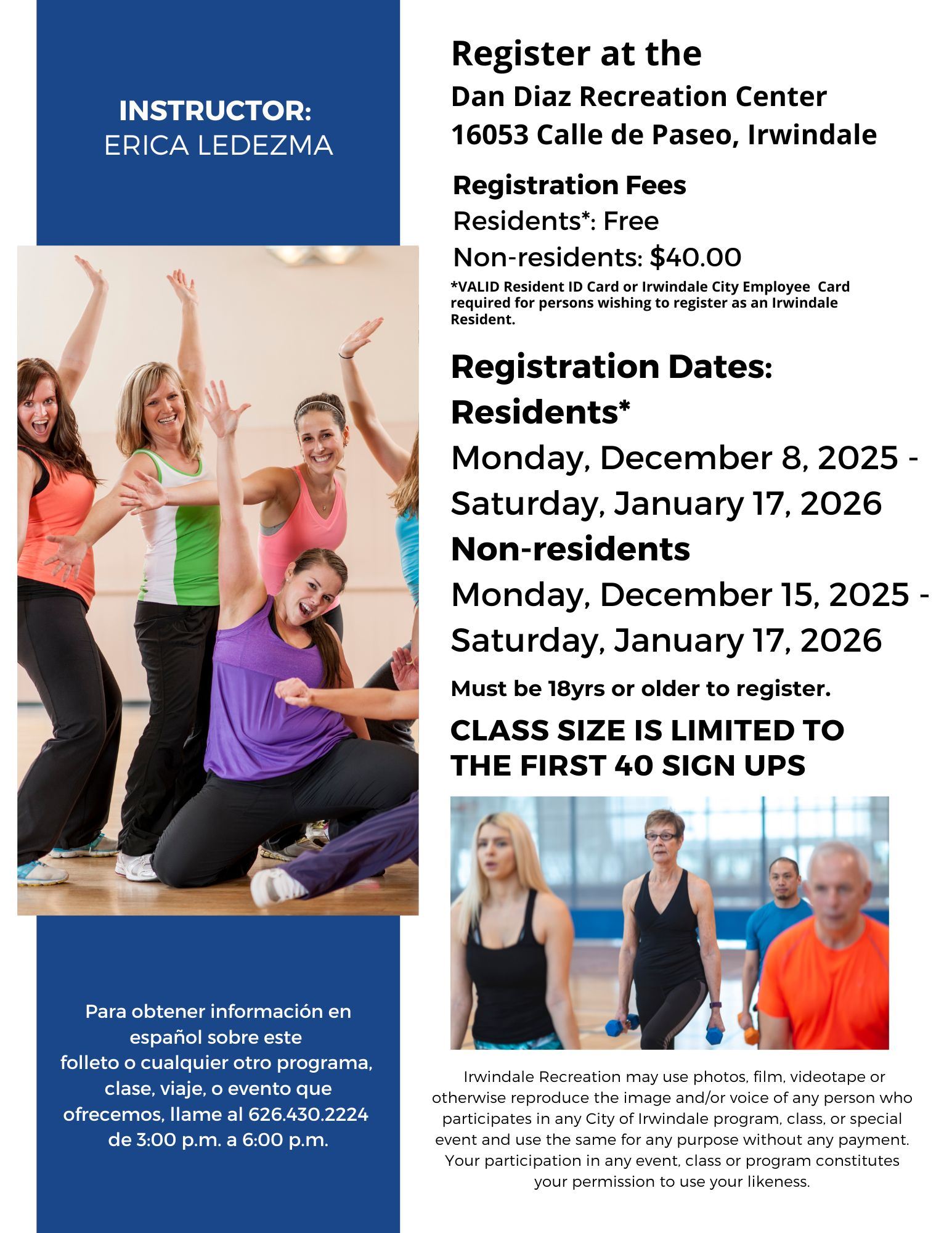 Winter Fitness Fun 2026 Back