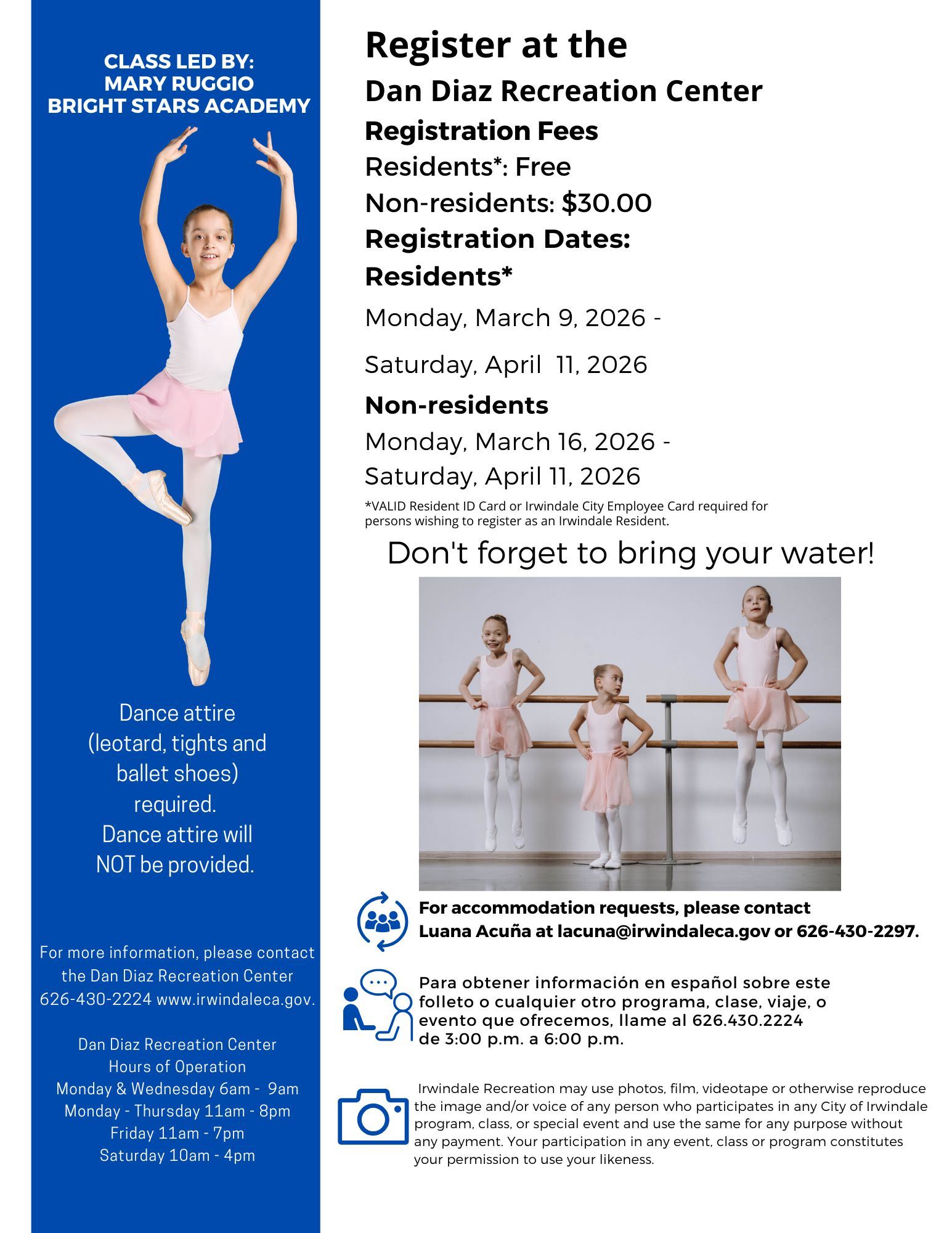 Spring Ballet 2026 Back