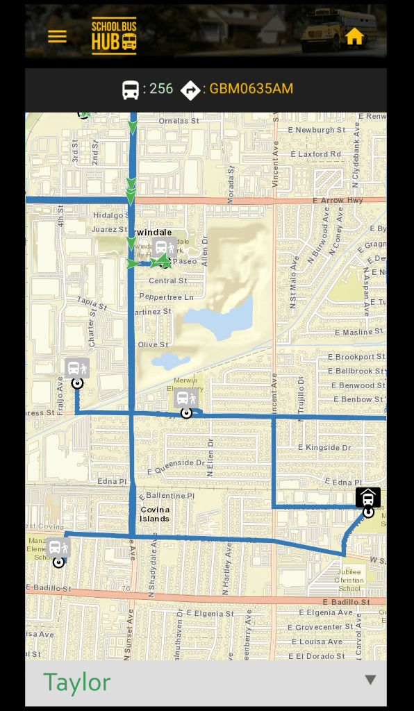 SchoolBusHub_Sample_bus_route